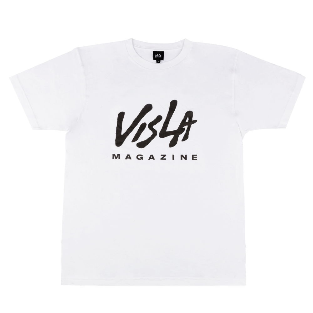 VISLA Magazine Big Logo T-Shirt – White